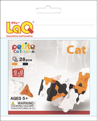 LAQ PETITE COLLECTION CAT Конструктор, 28 деталей, производитель LAQ, ISBN 495-2-90700-170-2, № 1