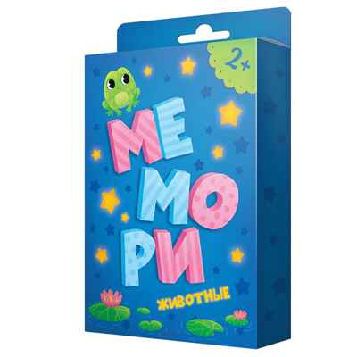 Игра карточная. Мемори для малышей. Животные. 31 карточка. 10х14 см., производитель ГЕОДОМ , ISBN 460-7-17745-416-0№ 1