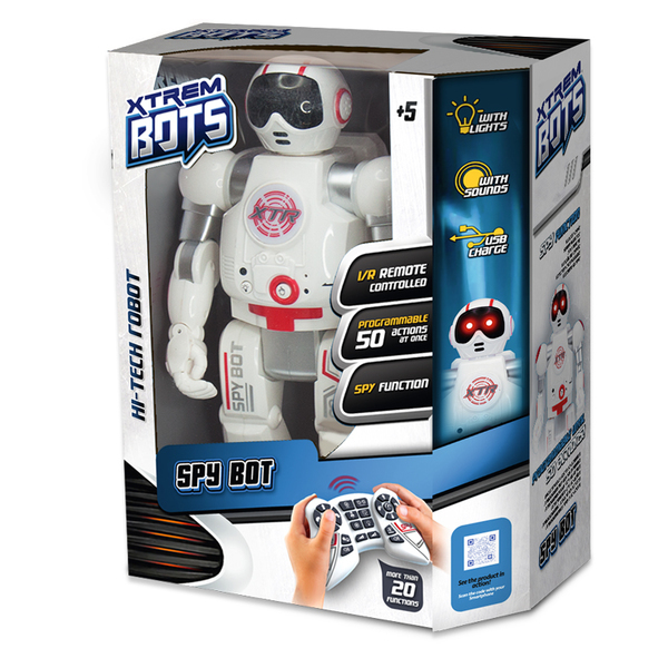 Робот на р/у Xtrem Bots: Шпион, арт. XT30038, производитель Longshore Limited (Лонгшор Лимитед), ISBN 843-6-53680-653-3, № 3