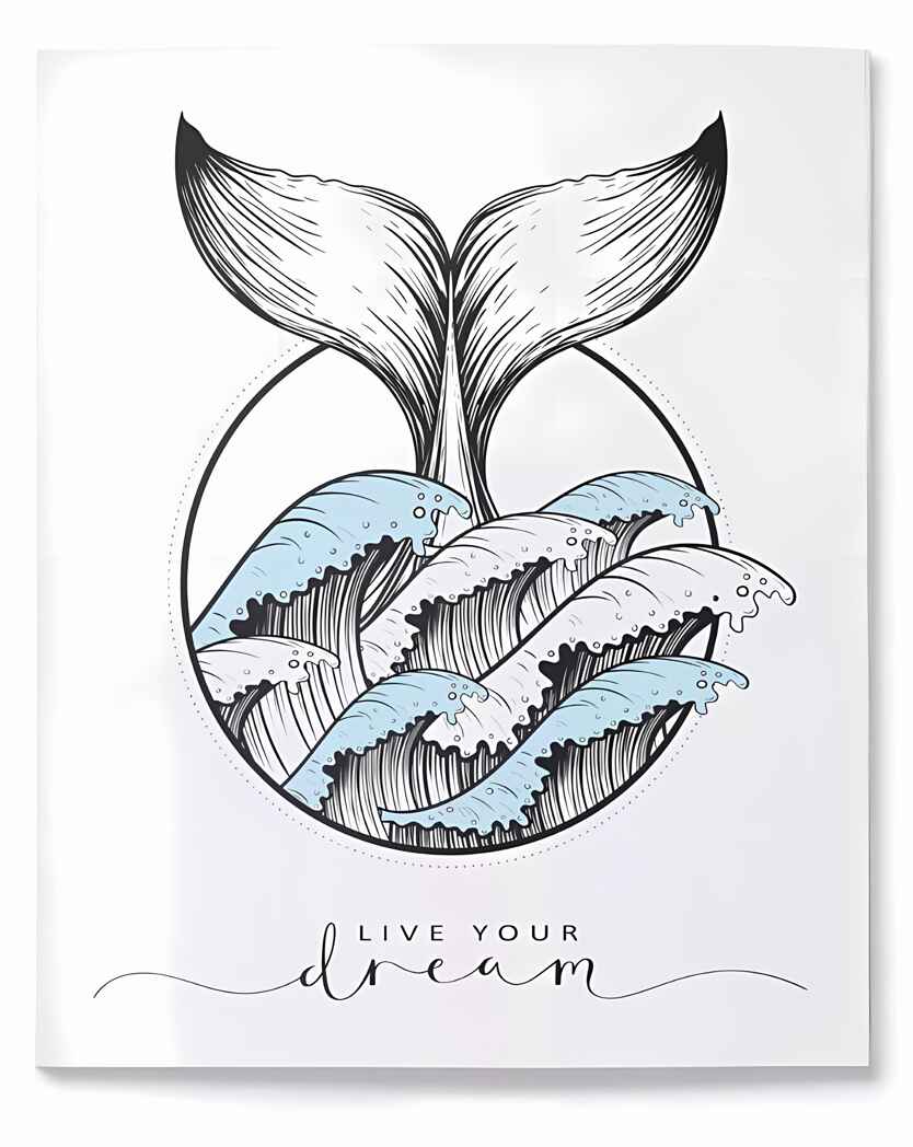 Блокнот позитивного настроения. WHALE JOURNAL, производитель Malamalama (Маламалама), ISBN 465-5-75264-526-7, № 1
