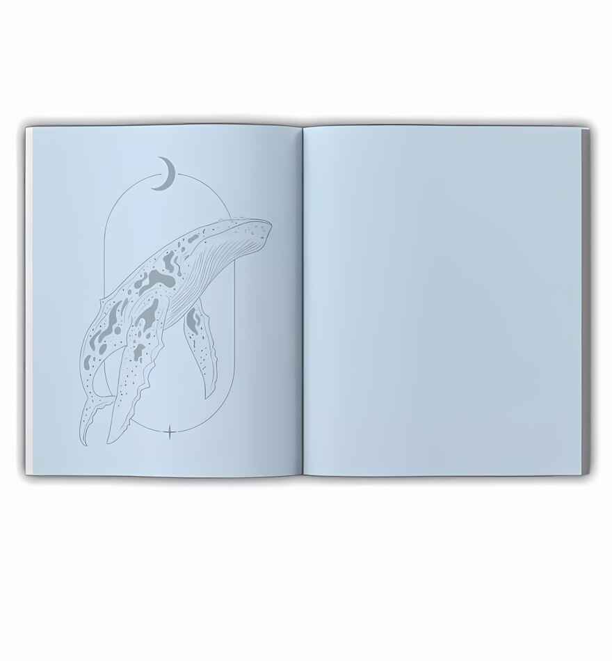Блокнот позитивного настроения. WHALE JOURNAL, производитель Malamalama (Маламалама), ISBN 465-5-75264-526-7, № 2