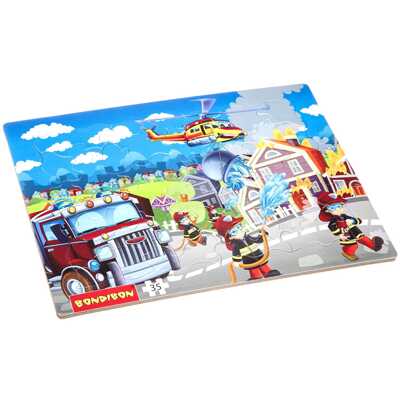 Пазл «Пожарная служба» 35 дет. 28х21 см , арт. ВВ4670, производитель Bondibon (Бондибон), ISBN 489-5-13604-710-6№ 3
