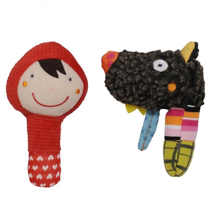 Ebulobo Мягкая игрушка &quot;Маракасы&quot; (Волчонок и Красная шапочка), арт. 01EB0070, производитель АльДенте, ISBN 376-0-17287-320-4, № 1