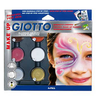 GIOTTO/Краски для Make Up Glamour/6цв, производитель FILA S.p.A. (Фила), ISBN 800-0-82547-081-3 № 1