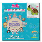 Картина по номерам (20Х20) Черепашка в кепке (12 цветов), арт. KH0458, производитель СильверТойз, ISBN 466-0-01188-085-3, № 1