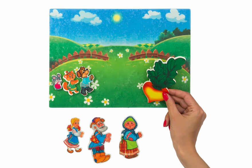 Репка фетр, арт. LIP1176, производитель Веселые липучки LIP-LIP, ISBN 460-9-21800-138-8, № 1