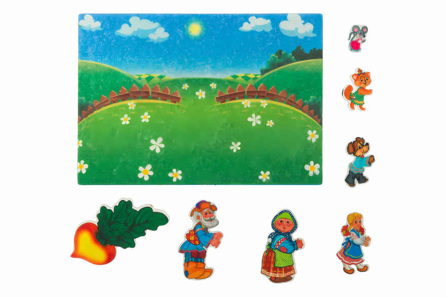 Репка фетр, арт. LIP1176, производитель Веселые липучки LIP-LIP, ISBN 460-9-21800-138-8, № 2