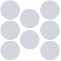 Набор термоаппликаций световозвращающих Круги, 70х70 мм, Cova, арт. 333-321, производитель Оптима Партнер, ISBN 462-7-10650-427-8, № 1
