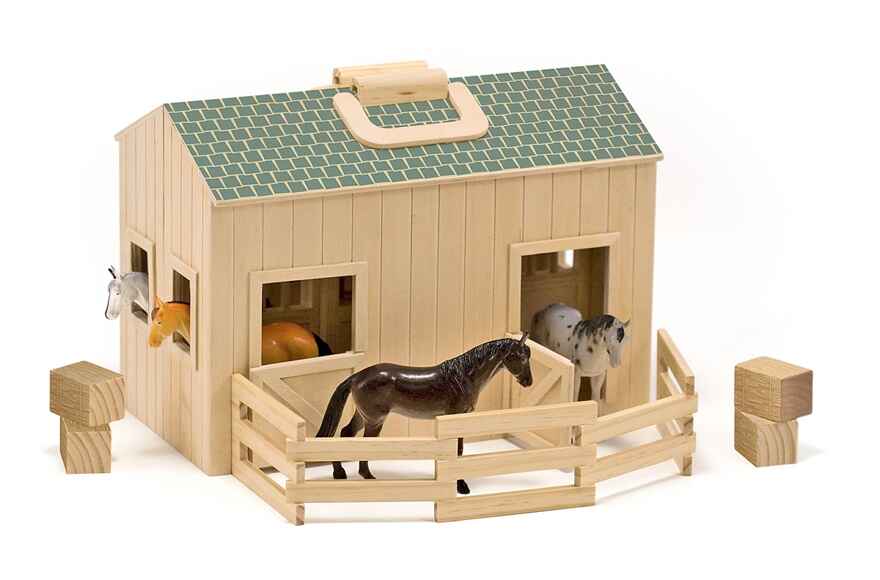 Создай свой мир Раздвижная конюшня, арт. 3704, производитель Melissa & Doug (Мелисса &Дог), ISBN 000-0-77213-704-1, № 4