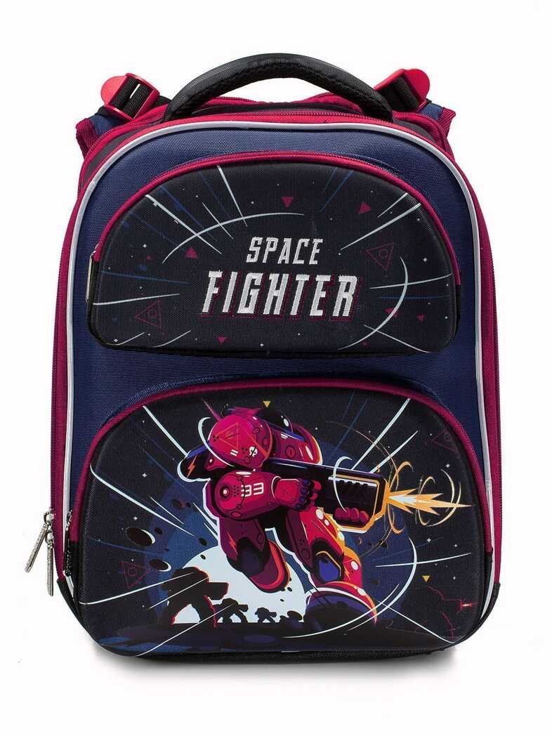 Рюкзак Schoolformat Space fighter, модель ERGONOMIC 2Е, 17 л, для мальчиков, арт. РЮКЖК2Е-СПФ, производитель ФАРМ, ISBN 460-2-72313-676-7, № 1