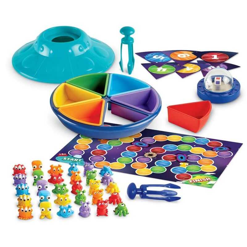 LER5546 Развивающая игрушка &quot;Oodles of Aliens. Космическая сортировка&quot; (48 элементов), производитель Learning Resources, ISBN 76-5-02305-546-7, № 1