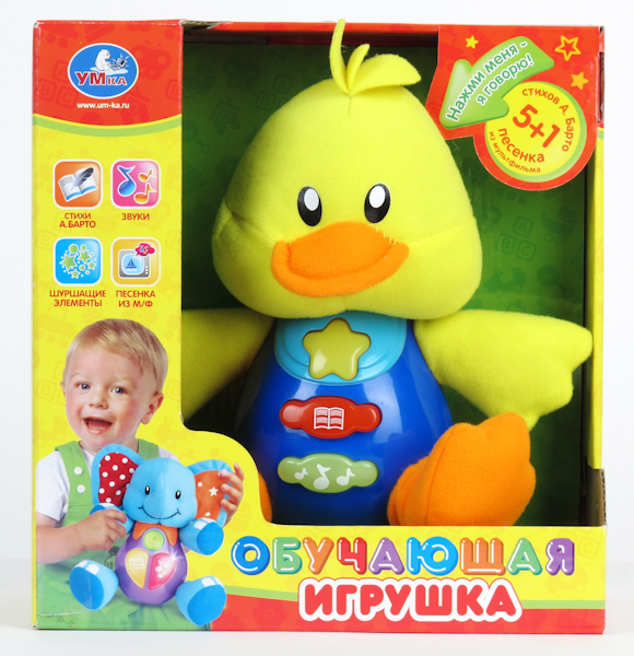Умка Обучающая игрушка свет+звук (Стихи А.Барто, песенка из м/ф) в ассортименте, арт. 0635-07, производитель Умка, ISBN 469-0-59004-341-7, № 1