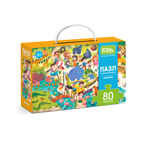 Пазл на внимательность "Зоопарк" 80 элементов, производитель Я РАСТУ ТОЙЗ, ISBN 467-0-14980-285-6, № 1