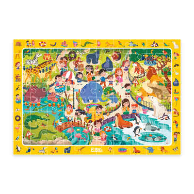 Пазл на внимательность "Зоопарк" 80 элементов, производитель Я РАСТУ ТОЙЗ, ISBN 467-0-14980-285-6№ 2