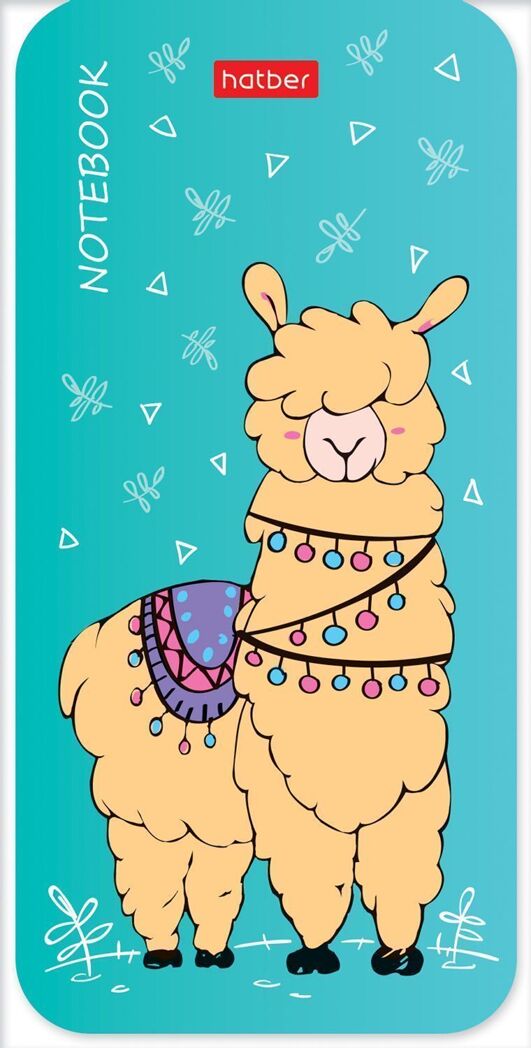 Блокнот А6 48 л. лин. I LOVE LAMA склейка мел. карт. фигур. высеч., арт. 48Б6В2к/LAMA, производитель Hatber (Хатбер), ISBN 460-6-78232-766-1, № 1