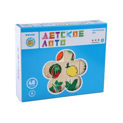 Лото Растительный мир, арт. 6-2222-1, производитель Томик, ISBN 460-7-05756-038-7, № 2
