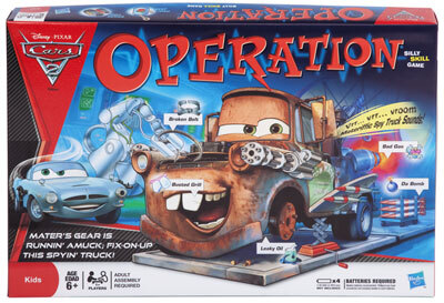 Hasbro. Games Операция - Тачки 2 (рус. яз.) арт. 27117., производитель Hasbro (Хасбро), ISBN 501-0-99455-435-4, № 1
