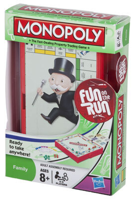 GAMES Дорожная игра &quot;Монополия&quot; (рус. яз.), производитель Hasbro (Хасбро), ISBN 501-0-99456-956-3, № 1