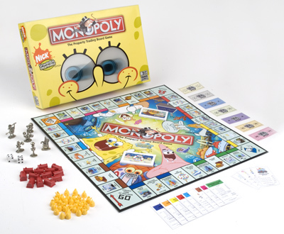 Монополия &quot;Губка Боб&quot; (русск. версия), производитель Hasbro (Хасбро), ISBN 501-0-99423-531-4, № 1