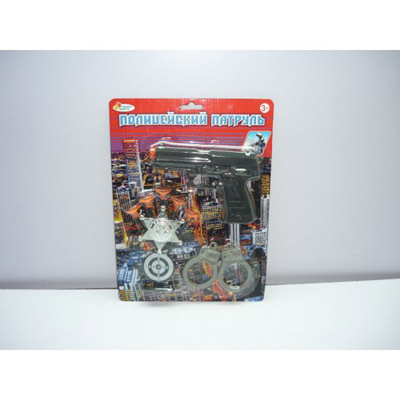 Набор оружия пистолет с присосками и акссесуарами, арт. B804314-R, производитель Симбат, ISBN 469-0-59001-262-8, № 1