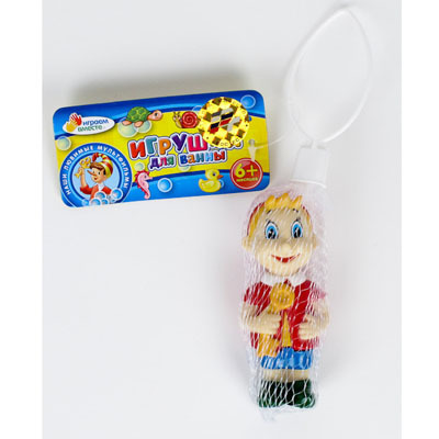 Фигурка для купания Играем вместе Буратино арт.38R, производитель Симбат, ISBN 469-0-59005-217-4, № 1