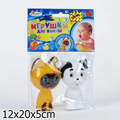 Набор для купания Играем вместе Котенок Гав и Щенок арт.136R-PVC, производитель Симбат, ISBN 469-0-59005-227-3№ 1