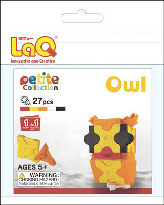 LAQ PETITE COLLECTION OWL Конструктор, 27 деталей, производитель LAQ, ISBN 495-2-90700-173-3№ 1