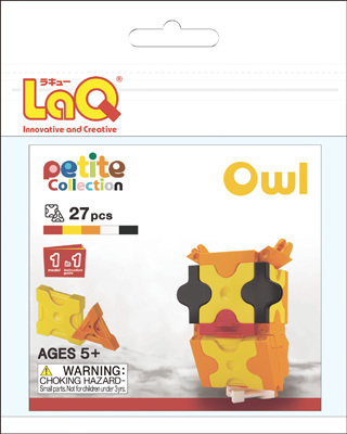 LAQ PETITE COLLECTION OWL Конструктор, 27 деталей, производитель LAQ, ISBN 495-2-90700-173-3, № 1