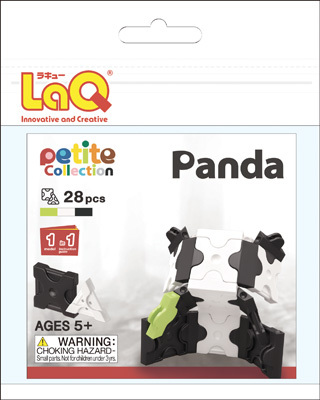 LAQ PETITE COLLECTION PANDA Конструктор, 28 деталей, производитель LAQ, ISBN 495-2-90700-172-6, № 1