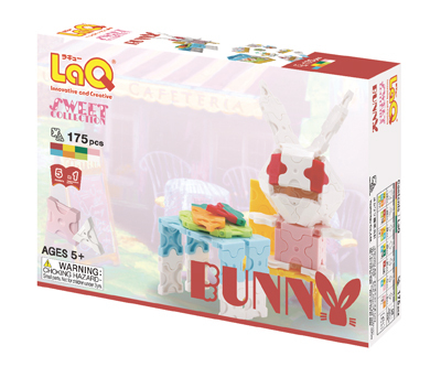 LAQ SWEET COLLECTION BUNNY Конструктор, 175 деталей, производитель LAQ, ISBN 495-2-90700-127-6, № 1