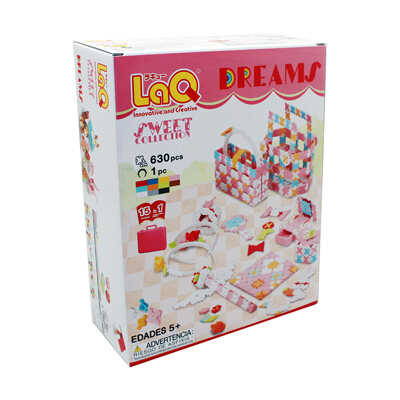 LAQ SWEET COLLECTION DREAMS Конструктор, 631 деталь, производитель LAQ, ISBN 495-2-90700-133-7№ 1