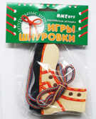 Башмак-шнуровка расписной Ш-016, производитель RNToys (РНТойс), ISBN 260-0-00004-208-6, № 1