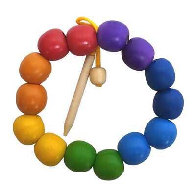 Бусы Радуга шары малые цветные (14 шт)(RNToys) Д-642, производитель RNToys (РНТойс), ISBN 200-0-06789-001-7№ 1