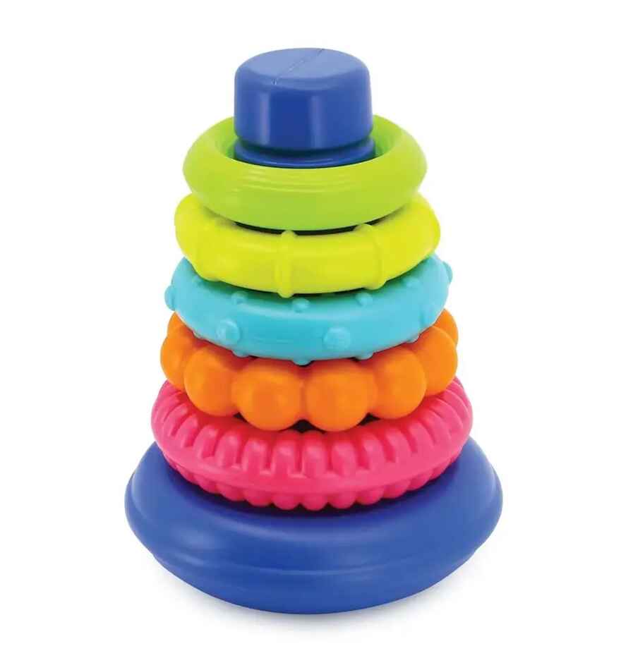 Развивающая игрушка  Сенсорная Пирамидка, арт. 315212, производитель Infantino (Инфантино), ISBN 077-3-55415-212-8, № 2