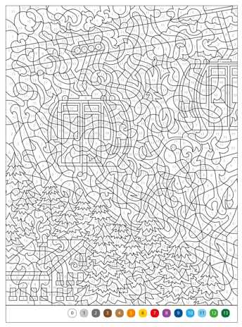 Транспорт (Цветовой код. Раскрась по номерам), раскраска, производитель МОЗАИКА kids , ISBN 978-5-43154-599-3№ 5