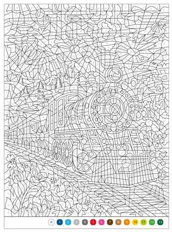 Транспорт (Цветовой код. Раскрась по номерам), раскраска, производитель МОЗАИКА kids , ISBN 978-5-43154-599-3№ 6