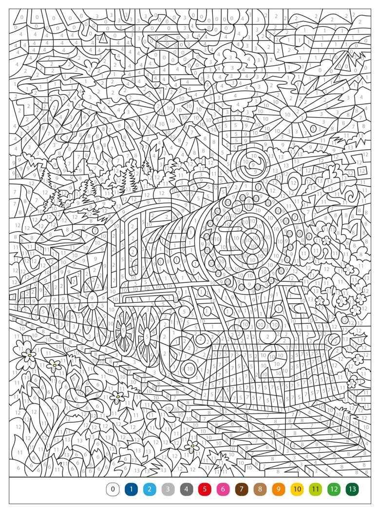 Транспорт (Цветовой код. Раскрась по номерам), раскраска, производитель МОЗАИКА kids , ISBN 978-5-43154-599-3, № 6