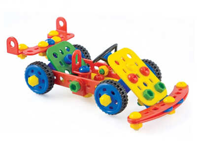 Quercetti Конструктор Техно, 128 элементов, производитель Quercetti (Кварчетти), ISBN 800-7-90506-140-4№ 2