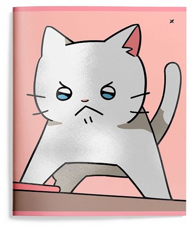 Тетрадь 48 л. А5 линия Snappy cat, арт. LXCBCL-SNC, производитель ФАРМ, ISBN 460-2-72319-080-6№ 7