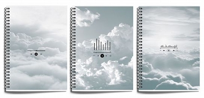 Тетрадь 80 л. А4 клетка Sound in clouds, арт. LXCBCLA4-SDC, производитель ФАРМ, ISBN 460-2-72319-430-9№ 1