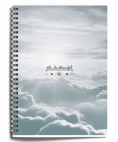Тетрадь 80 л. А4 клетка Sound in clouds, арт. LXCBCLA4-SDC, производитель ФАРМ, ISBN 460-2-72319-430-9№ 3