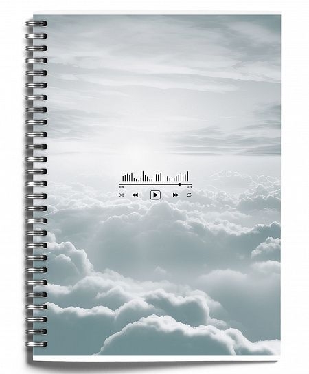 Тетрадь 80 л. А4 клетка Sound in clouds, арт. LXCBCLA4-SDC, производитель ФАРМ, ISBN 460-2-72319-430-9, № 3