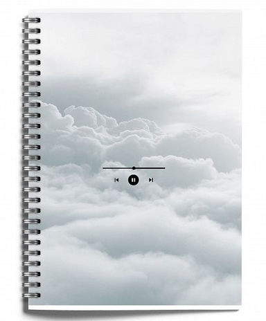 Тетрадь 80 л. А4 клетка Sound in clouds, арт. LXCBCLA4-SDC, производитель ФАРМ, ISBN 460-2-72319-430-9№ 4
