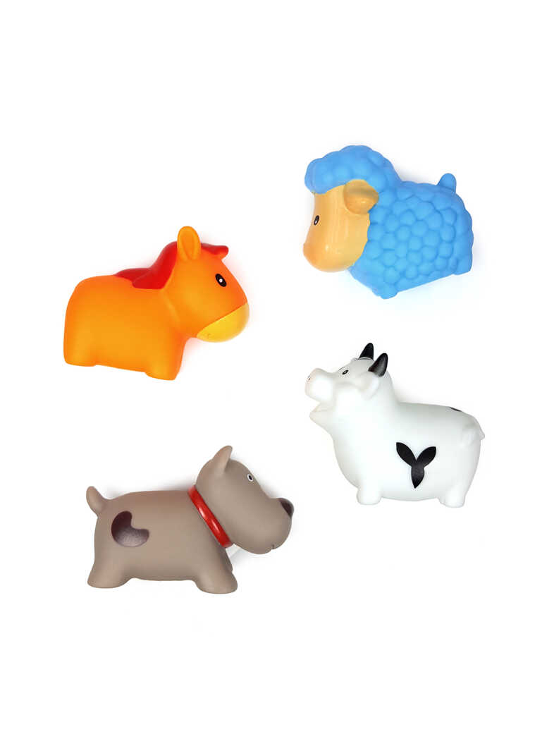Игрушка для ванной &quot;Сельские животные&quot; 4 шт (винил) YATOYA овечка, коровка, собачка, лошадка, производитель ЯиГрушка, ISBN 460-3-76416-615-7, № 3