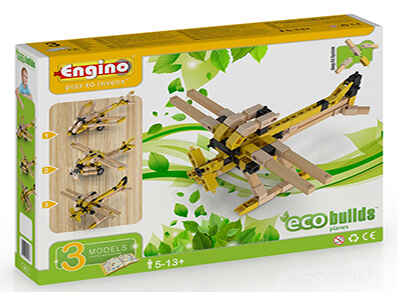 Конструктор ENGINO: Самолеты, серия ECO BUILDS, арт.EB12, производитель ENGINO, ISBN 529-1-66400-098-6№ 1