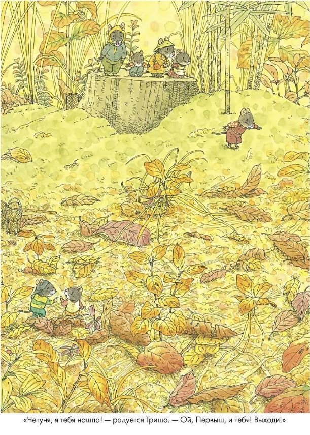 Парад грибов. Ивамура Кадзуо. 14 лесных мышей, производитель Самокат , ISBN 978-5-91759-845-1, № 3