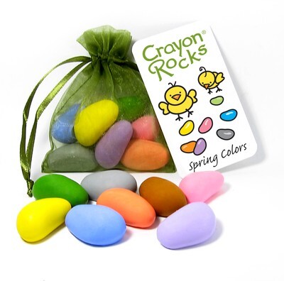 Мелки-камушки восковые Crayon Rocks набор 8 цветов Весенний, арт. CRreen8, производитель Crayon Rocks, ISBN 71-3-75750-820-9, № 1