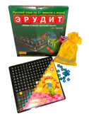 Настольная игра &quot;Эрудит&quot; (черные фишки), арт.10017, производитель БИПЛАНТ, ISBN 460-1-11963-163-3, № 1