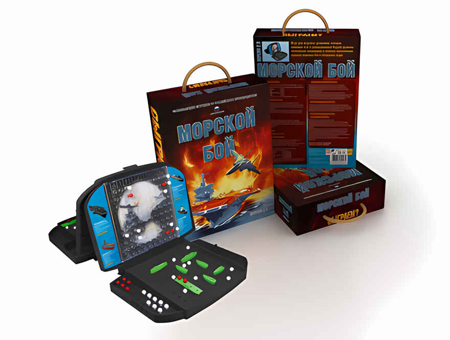 Настольная игра &quot;Морской бой, версия 2:0&quot;, арт.10023, производитель БИПЛАНТ, ISBN 460-6-95789-416-5, № 1