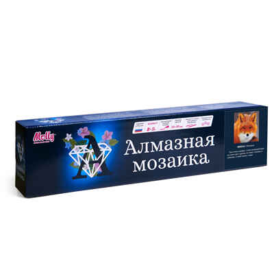 Картина мозаикой (30х30) Лисонька (квадрат) (28 цветов), арт. KM0216, производитель СильверТойз, ISBN 466-0-01188-171-3№ 1